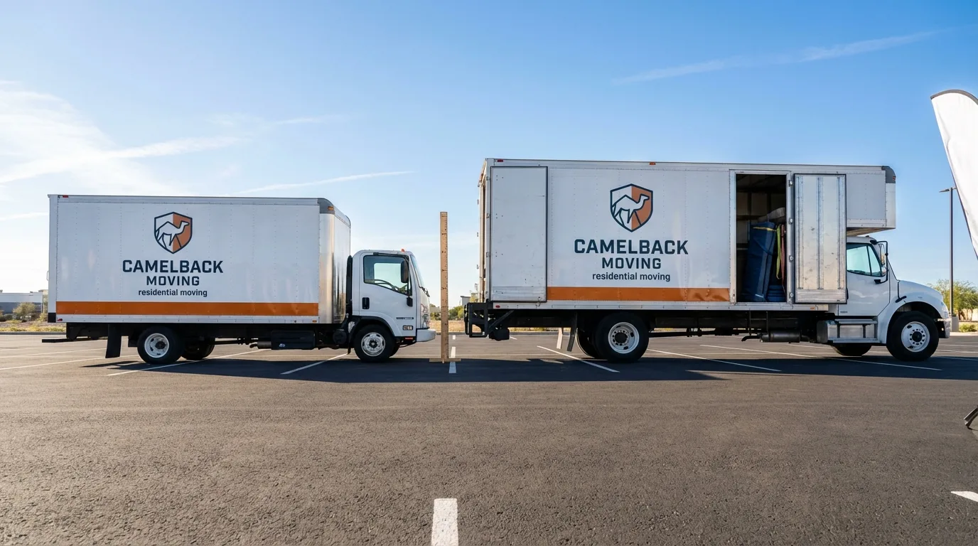 Moving truck size capacity guide in Glenmora